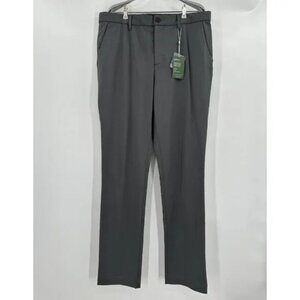Quince Men's Recycled Comfort Tech Chino Pants Slim Fit Charcoal Gray 32x34 NWT